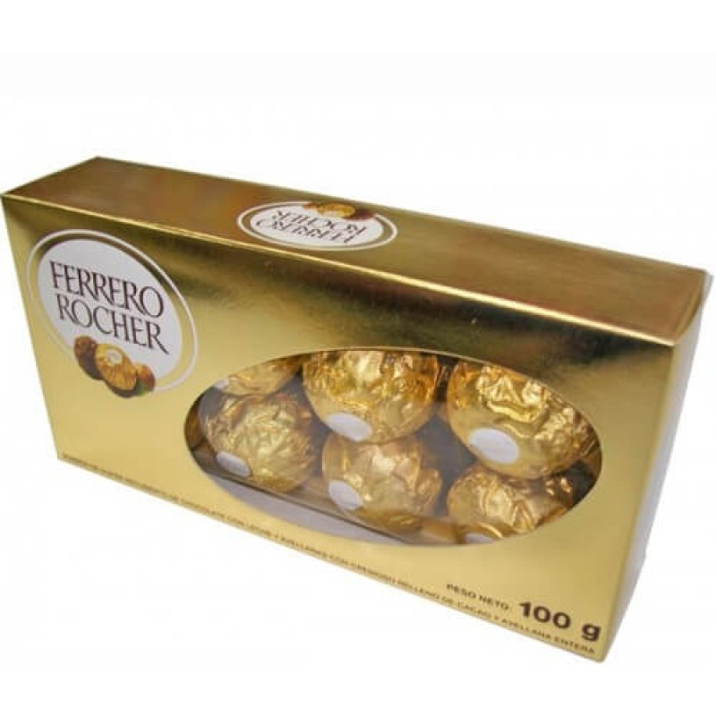 CHOCOLATE FERRERO ROCHER COM 8 BOMBONS